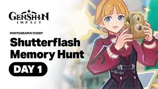 Shutterflash Memory Hunt Event Day 1 Gameplay - Genshin Impact 6.3