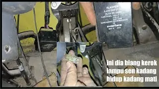 penyebab lampu sein Mitsubishi canter kadang hidup kadang mati,coba periksa bagian ini