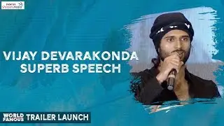 Vijay Devarakonda Superb Speech | World Famous Lover Trailer Launch | Shreyas Media