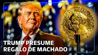 Trump asegura que María Corina le regaló el Nobel de la Paz