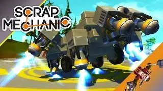 Scrap Mechanic ALPHA gameplay | Let's build a hover vehicle