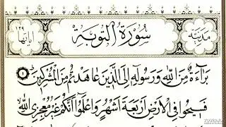 سورة التوبة للقارئ يونس لوسكي
