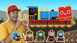 MOD LABO BRICK TRAIN | KUMPULAN KERETA-KERETA HEBAT MELEWATI REL KAI INDONESIA DAN AMERIKA
