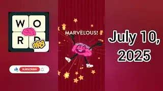 WordBrain Brainy&rsquo;s Clue Hunt Event July 10, 2025 - All Parts | Full Gameplay & Solutions