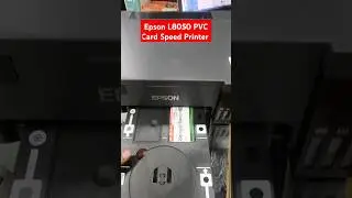 Epson L8050 Smart Card PVC Card Ayushman Card Speed Printer #card #smart