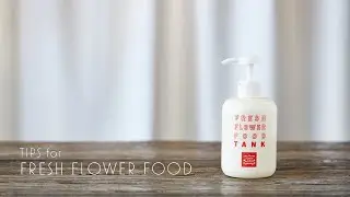 TIPS for FRESH FLOWER FOOD