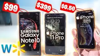 Note 10+ STAR WARS, iPhone mini 11 Pro Max VS Maquina Walmart