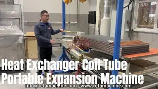 Heat Exchanger Coil Tube Portable Expansion Machine