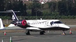 Private Bombardier Learjet 75 OE-GLY at Malaga LEMG