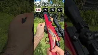$1 vs $100 Nerf Sniper 🔫☠️- Which one was your favorite?