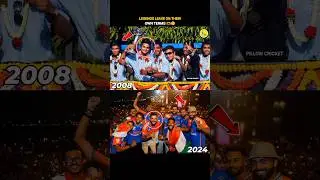 Virat Kohli U19 World 2008 Vs Virat Kohli T20 World Cup 2024 #shorts