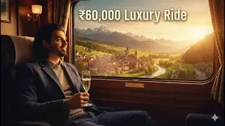 ₹60,000 की Luxury Europe Train 🚆, Private Shower वाला Cabin 😍
