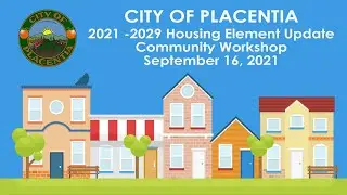 Housing Element Update Community Workshop 09/16/2021