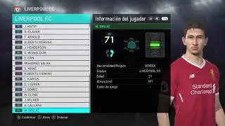 PES 2018 - Liverpool FC Faces