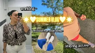 summer vlog: working, exercise, chitchats & more | Manuela Lilliana