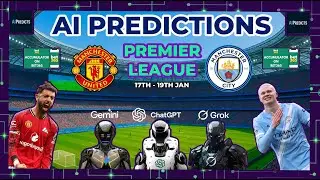 Grok v ChatGPT v Gemini - AI Football Predictions | Premier League 17th - 19th January (ft. AI Bet)