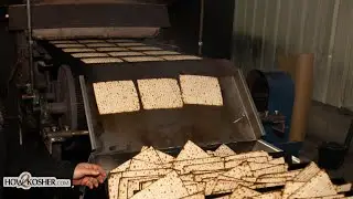 How Kosher Gluten Free Machine Matzos are Baked for Passover | איך מכינים מצות כשר ללא גלוטן לחג פסח
