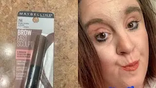 New Maybelline Fast Sculpting  Brow Gel First Impression Brown #MaybellineBrows #Brows #BrowGel