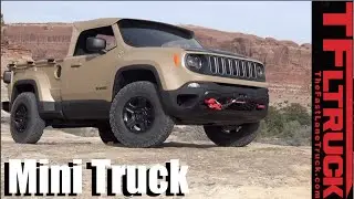 We drive the Jeep Comanche Diesel Mini Truck Concept Off-Road