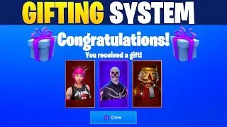 Система подарков Fortnite...