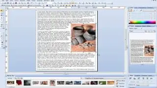wrap text in PagePlus