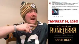 LEGENDS OF RUNETERRA, Open Beta? ANNOUNCEMENT and Interpretation!