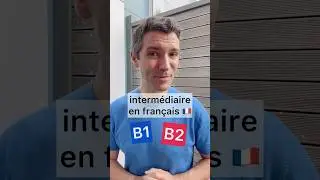 🇫🇷Do you think you have an intermediate level in French?