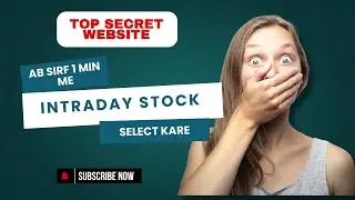 Intraday Stock Selection Guide || How to Pick Stocks for Intraday