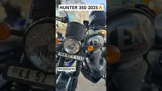 HUNTER 350 2025 ACCESSORIES | FITTINGS | CRASH GUARD | BACKREST | #hunter350
