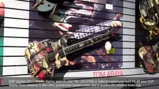 ESP Guitars Display (part 2) Winter Namm Show 2011