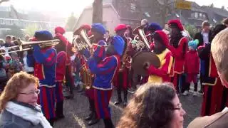 Laurentius Pietenorkest intocht Sinterklaas Voorschoten 19 nov 2011