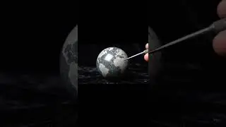 Cracking the Earth Geode 🌍✨ | Crystal ASMR