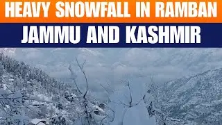 J&K: Mountains of Ramban Covered in Snow as Region Receives Fresh Snowfall