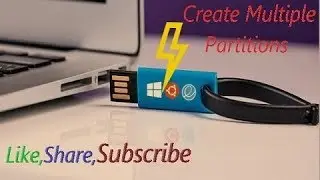 How to Create Two Partitions in USB/PenDrive