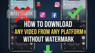How to Download any video from Any platform WITHOUT WATERMARK.EASYWAY_here👇🏻
