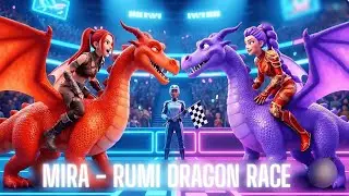 Rumi and Mira Raced Their Dragons! | KPOP Demon Hunters [Official Music Video]