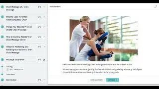 Making Chair Massage Work For Your Business Course Preview