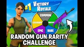 Can I Beat The Fortnite Rarity Wheel Challenge?!?