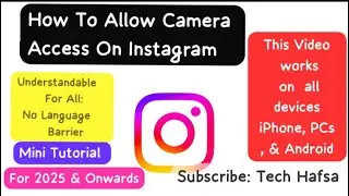 How To Allow Camera Access On Instagram | Instagram Camera Not Working | 2025 & Onwards