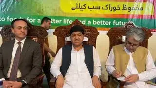 Minister for Food KP Zahir Shah Toru At agricultural university of Peshawar on World Food Day.