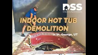 Indoor Hot Tub Demolition - St. George, UT | Dynamic Superior Services