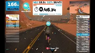 Tour of Watopia 2023 | Stage 1 | Standard Route on The Magnificent 8 in Watopia