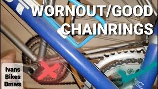 Demonstrating Good VS Worn Out Bike Chainrings - What To Look For | 4K