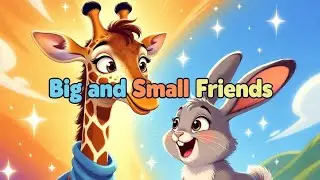 Kids Story About Friendship & Bravery | Giraffe and Rabbit Adventure