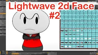 2d Face Rig Tutorial in Lighwave 3D (Part 2)