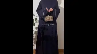 I hope to receive this as my eid gift #abayafashion #modestoutfit #fashionstyle #abaya #modeststyle