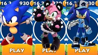 Sonic Dash - Classic Sonic VS Panda Amy VS Slugger Sonic _ Movie Sonic vs All Bosses Zazz Eggman