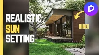 Realistic Sun setting in D5 render | Hindi Tutorial |