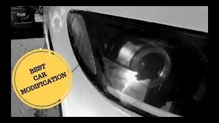 Car Modification :Trending Headlight Modification | Wrap | smoke headlight | hondacivic (2020)