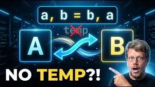 This Python trick made me love Python | Python's variable swap